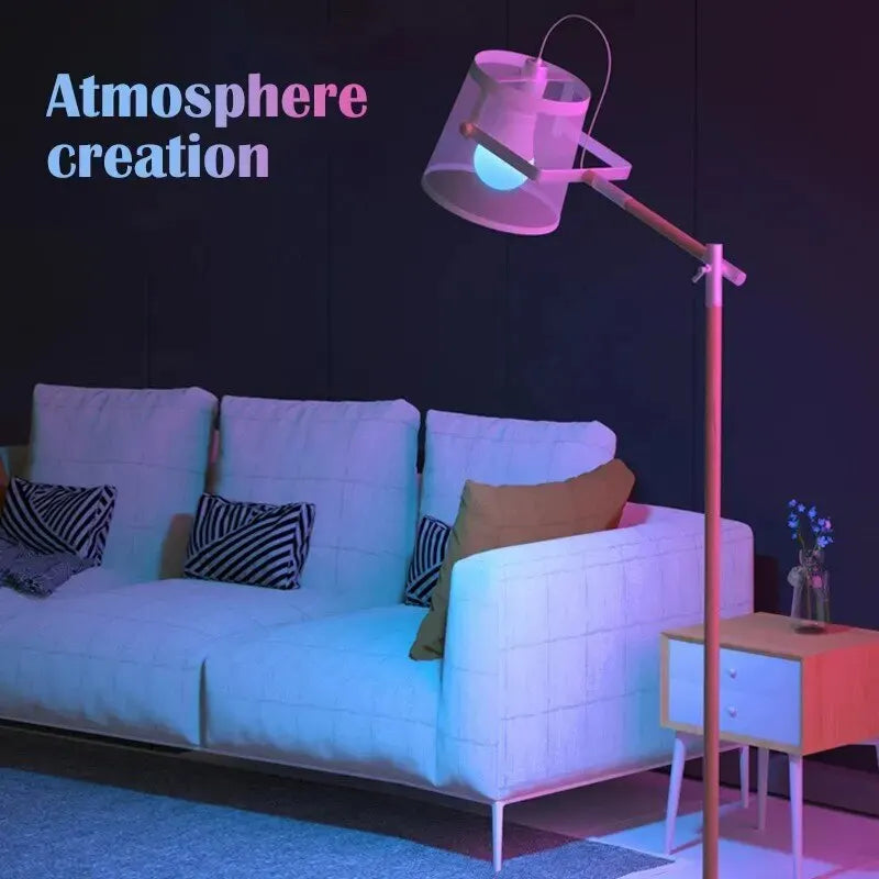 RGB LED Smart Bulb E27 220V – 16 Colors with Remote Control, Dimmable Multicolor Light