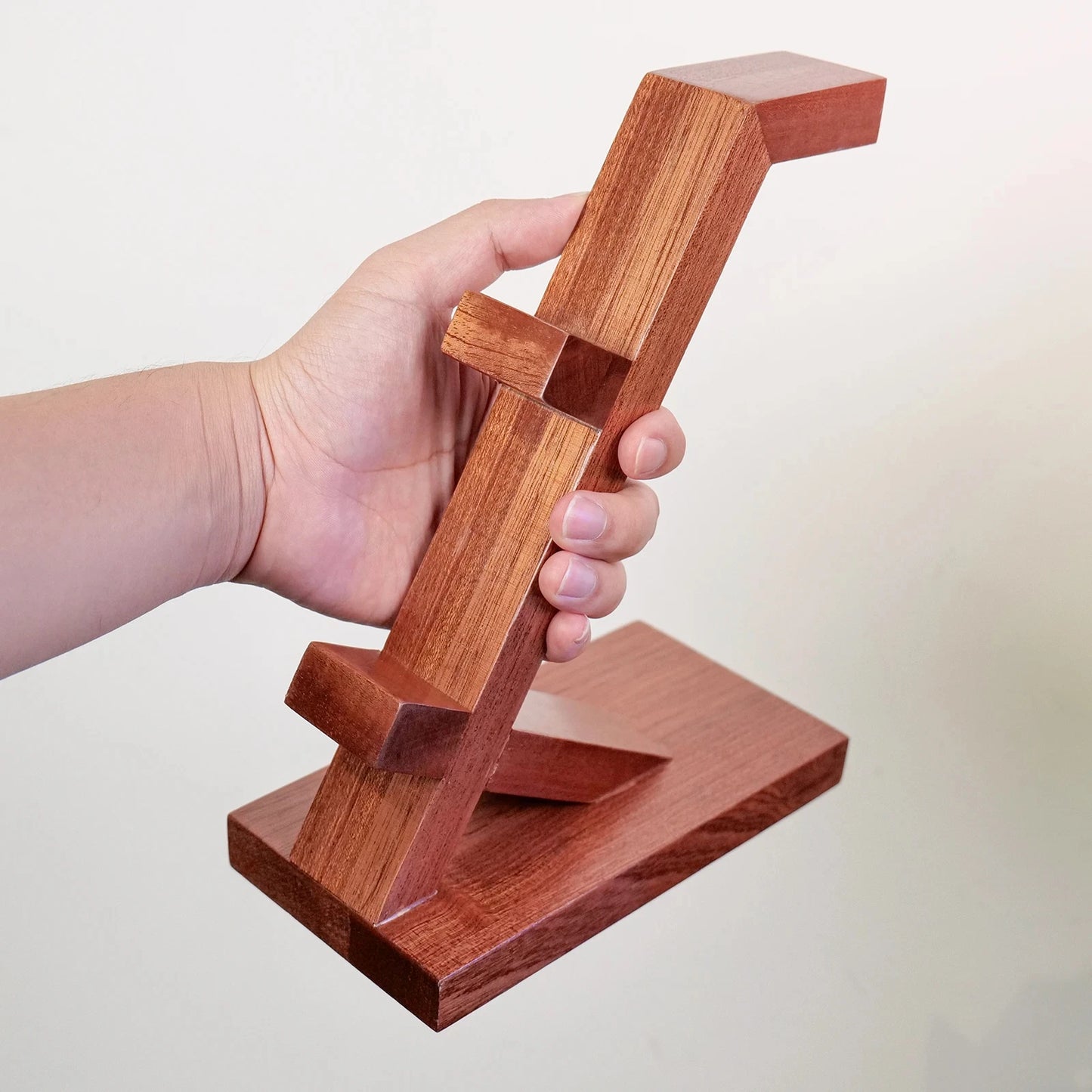 Wood Headphone Stand Gaming Headset Holder for Desk