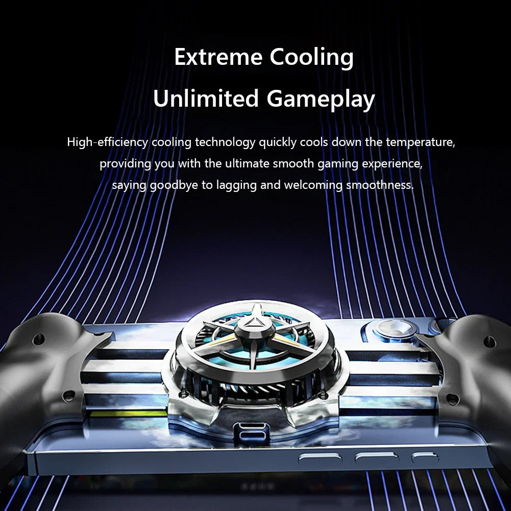 Mobile Gaming Controller with Semiconductor Cooling Fan | Gamepad Joystick for iPhone, Android, and Switch Phones