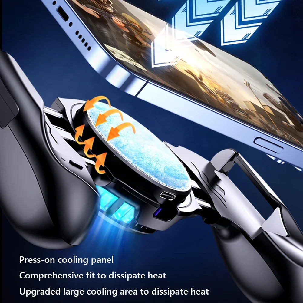 Mobile Gaming Controller with Semiconductor Cooling Fan | Gamepad Joystick for iPhone, Android, and Switch Phones