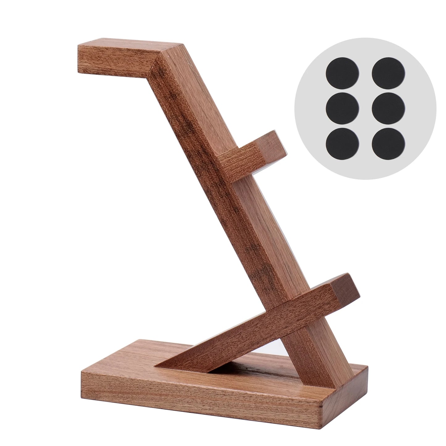 Wood Headphone Stand Gaming Headset Holder for Desk