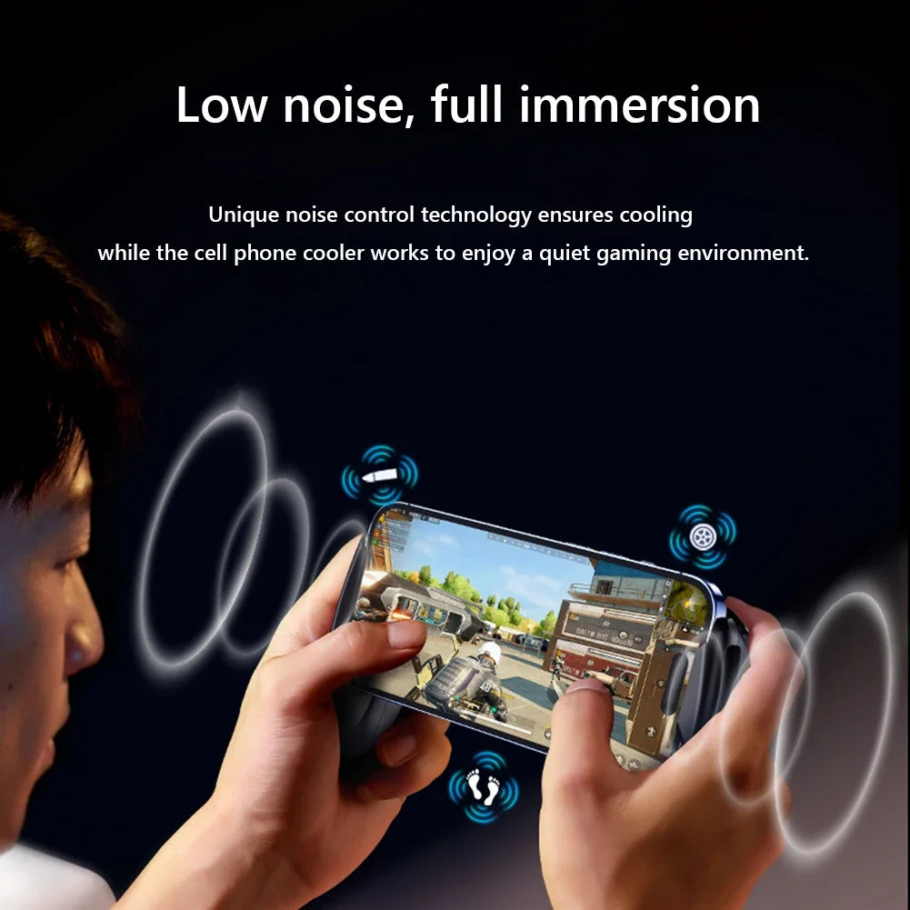 Mobile Gaming Controller with Semiconductor Cooling Fan | Gamepad Joystick for iPhone, Android, and Switch Phones