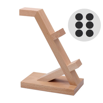 Wood Headphone Stand Gaming Headset Holder for Desk