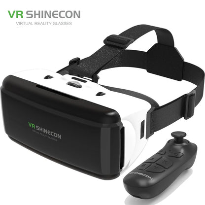 3D Virtual Reality Glasses Headset for Mobile Phones | VR Goggles for Smartphones with Binocular Lens