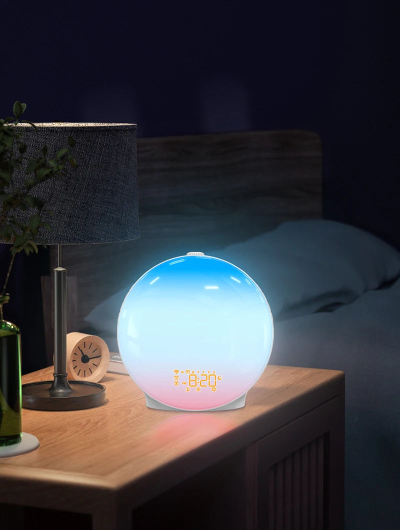 Wake Up Light Alarm Clock Sunrise/Sunset Simulation