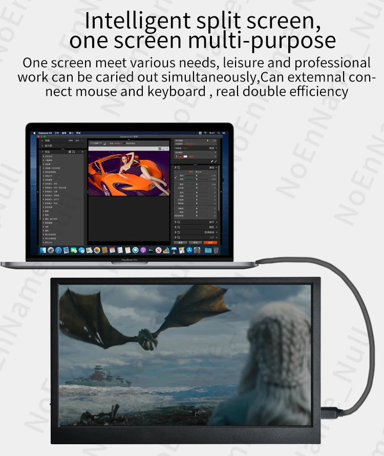 11.6" Portable Monitor 1366x768 TFT | HDMI Gaming Display for PC, PS4, Xbox, Switch
