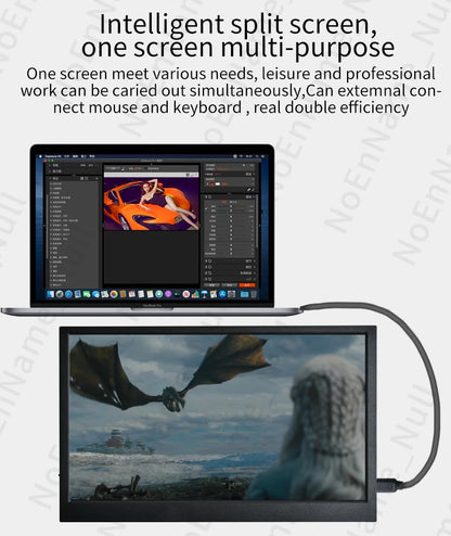 11.6" Portable Monitor 1366x768 TFT | HDMI Gaming Display for PC, PS4, Xbox, Switch