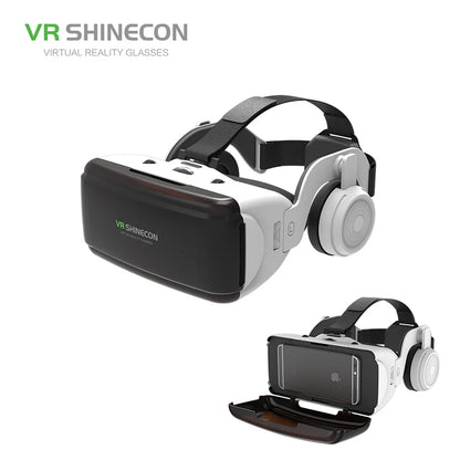 3D Virtual Reality Glasses Headset for Mobile Phones | VR Goggles for Smartphones with Binocular Lens