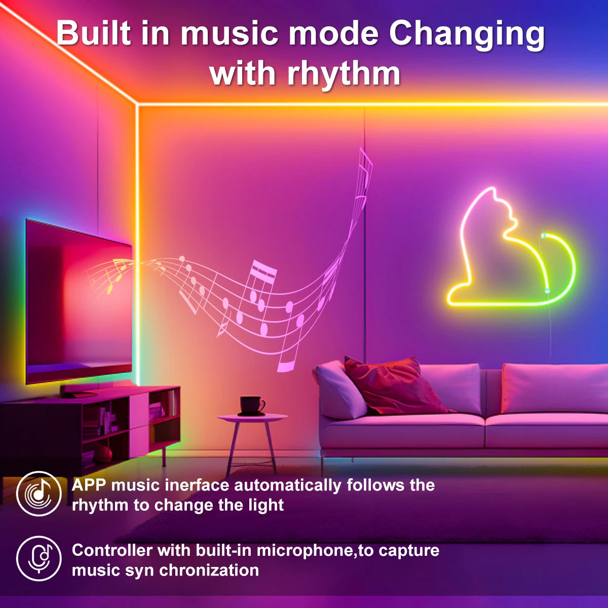 5V RGB Neon Strip Light