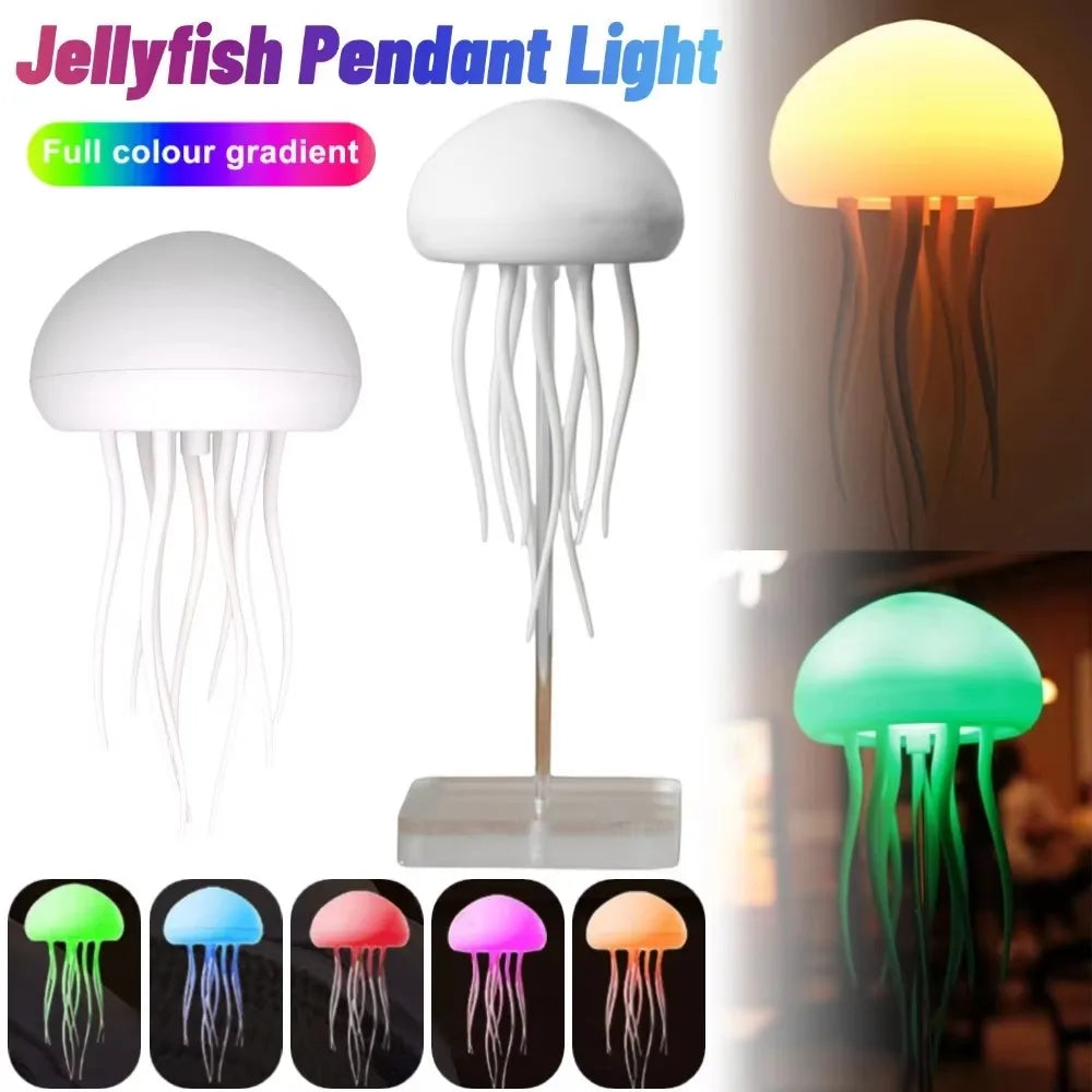 Cartoon Jellyfish Night Light RGB