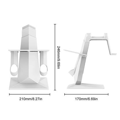 Controller Charging Station for Meta Quest 3 | Stable Desktop VR Headset Stand & Charging Dock | VR Accessory