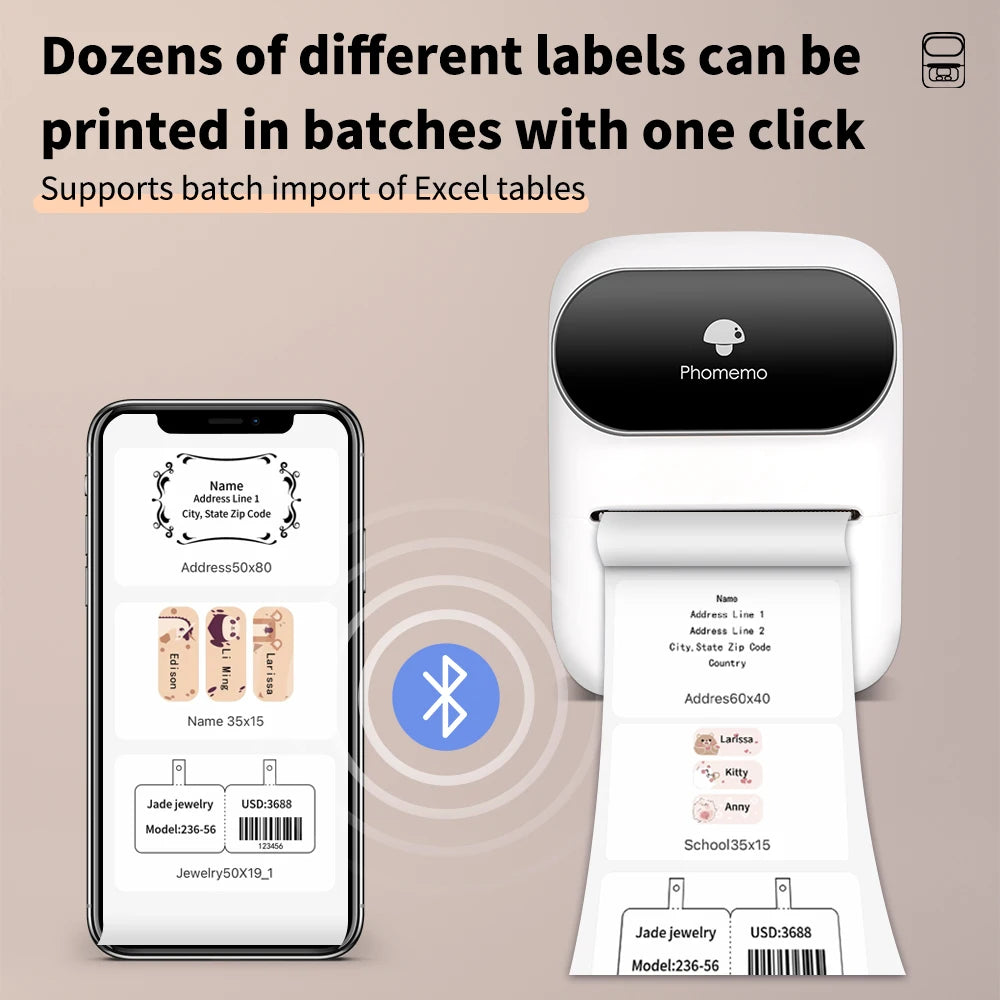 Phomemo M110 Portable Label Printer