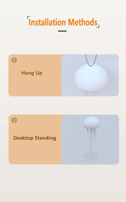 Cartoon Jellyfish Night Light RGB