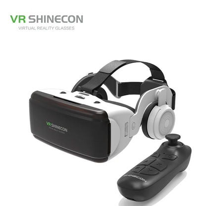 3D Virtual Reality Glasses Headset for Mobile Phones | VR Goggles for Smartphones with Binocular Lens
