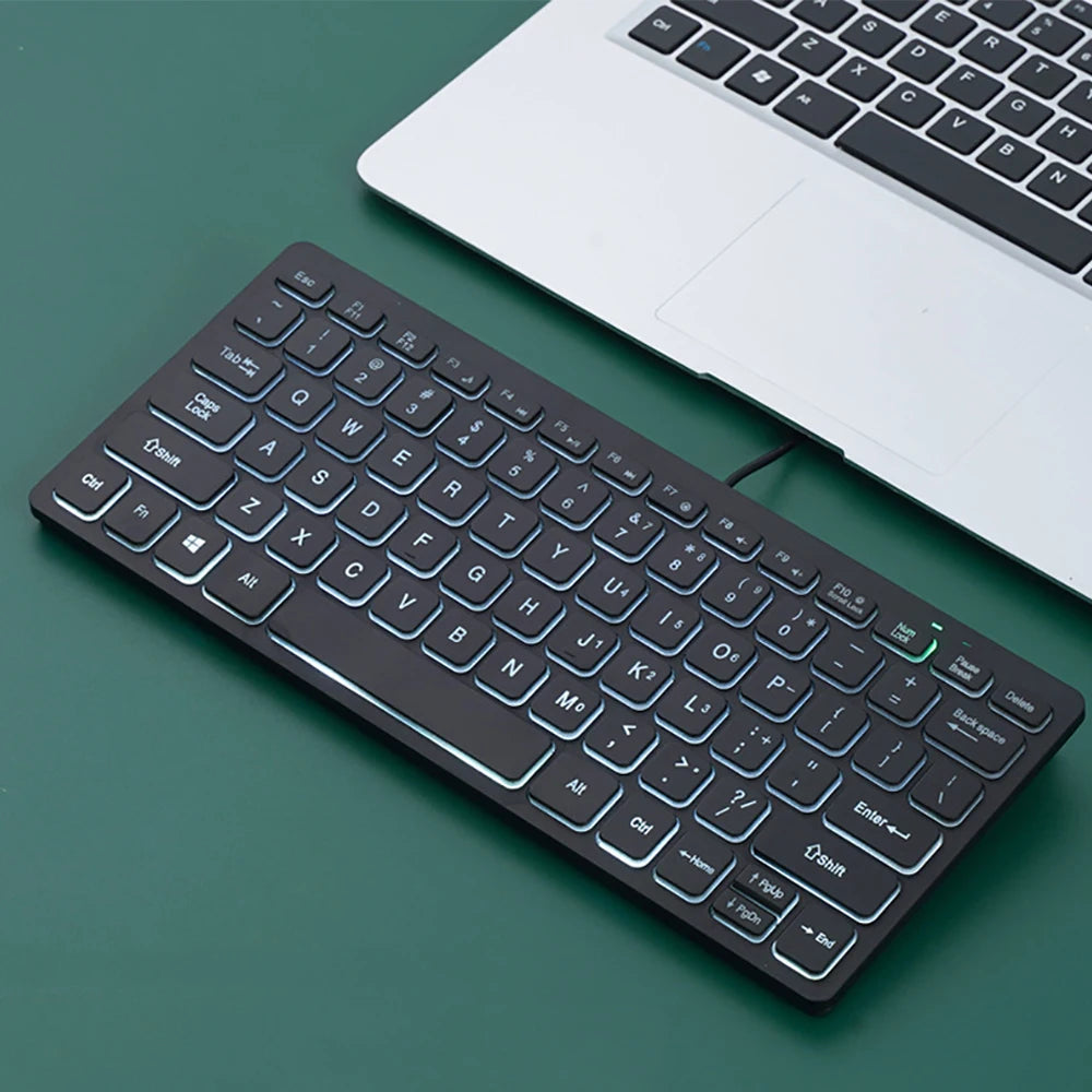 Portable Wired Keyboard Laptop