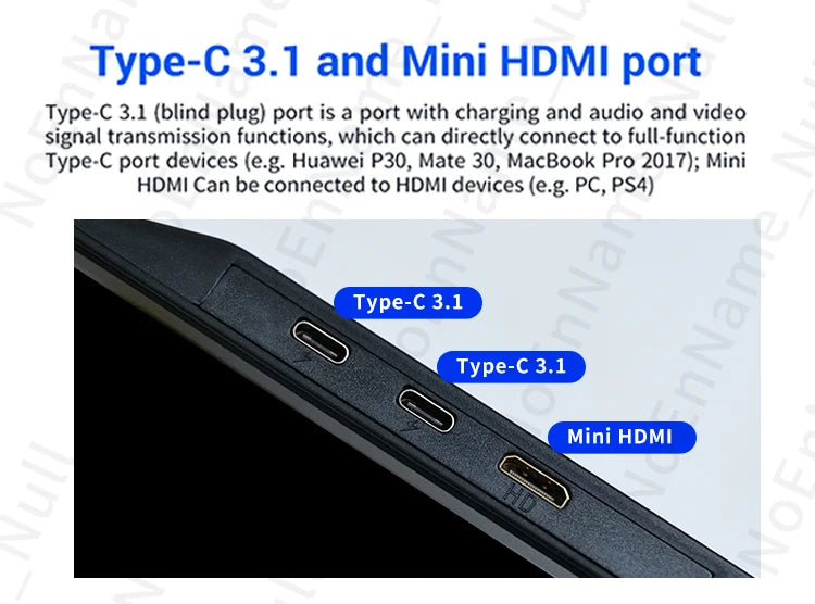11.6" Portable Monitor 1366x768 TFT | HDMI Gaming Display for PC, PS4, Xbox, Switch