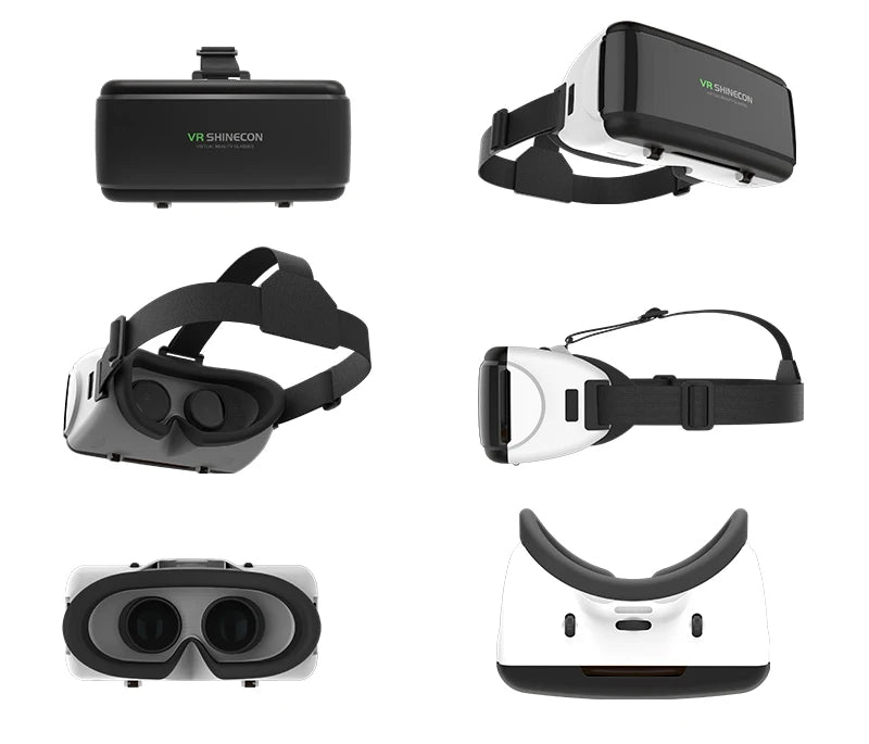 3D Virtual Reality Glasses Headset for Mobile Phones | VR Goggles for Smartphones with Binocular Lens