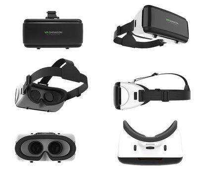 3D Virtual Reality Glasses Headset for Mobile Phones | VR Goggles for Smartphones with Binocular Lens