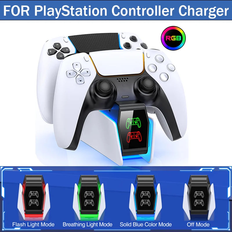RGB Controller Charging Station For PS5