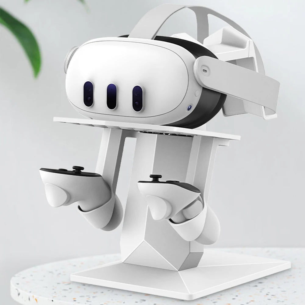 Controller Charging Station for Meta Quest 3 | Stable Desktop VR Headset Stand & Charging Dock | VR Accessory